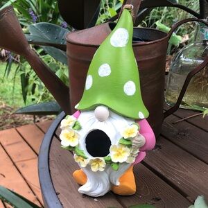Whimsical Gnome Birdhouse